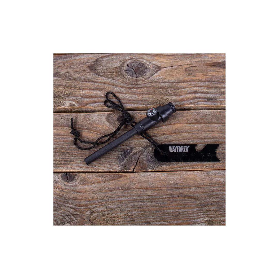 Wayfarer Fire Starter Kit Up to 15,000 Strikes Black