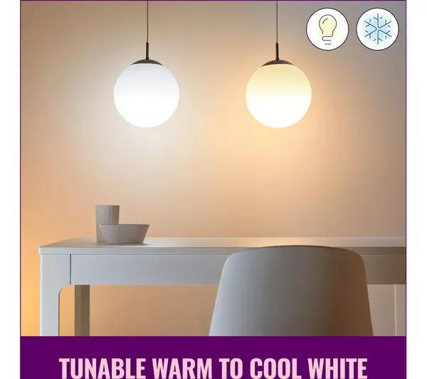 WiZ A60 E27 Full Colour Smart LED Dimmable Lightbulb