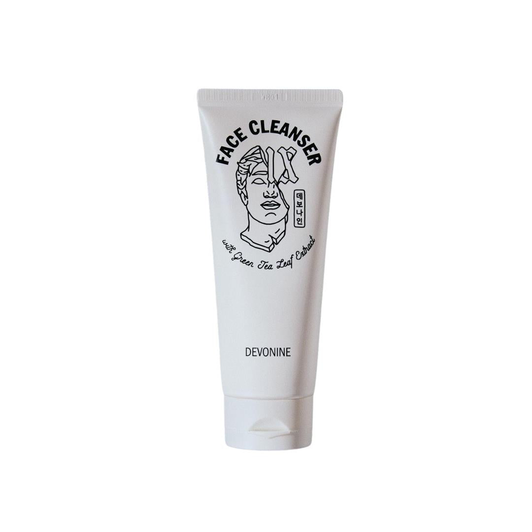 Devonine Vegan Face Cleanser with Green Tea Leaf Extract 150ml EXP 2024