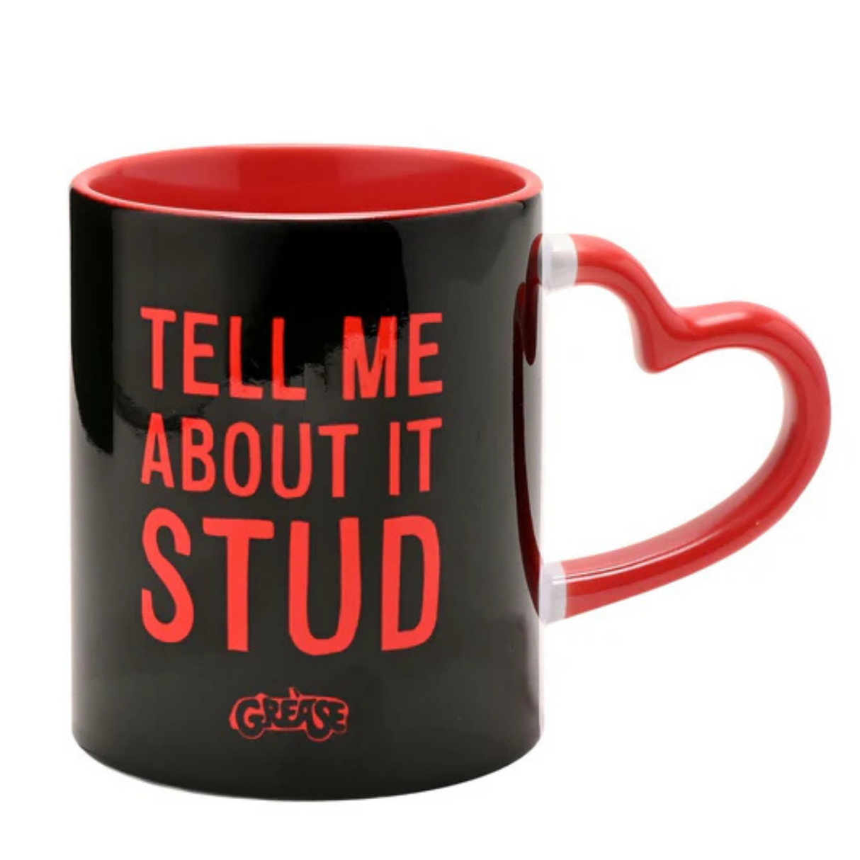 Fandomania Grease T-Birds 'Tell me About It, Stud' Heart-Handled Mug