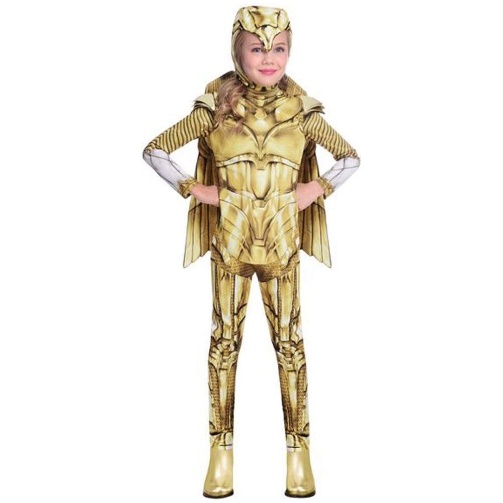 Child Wonder Woman Gold Hero Costume - 8-10 Years