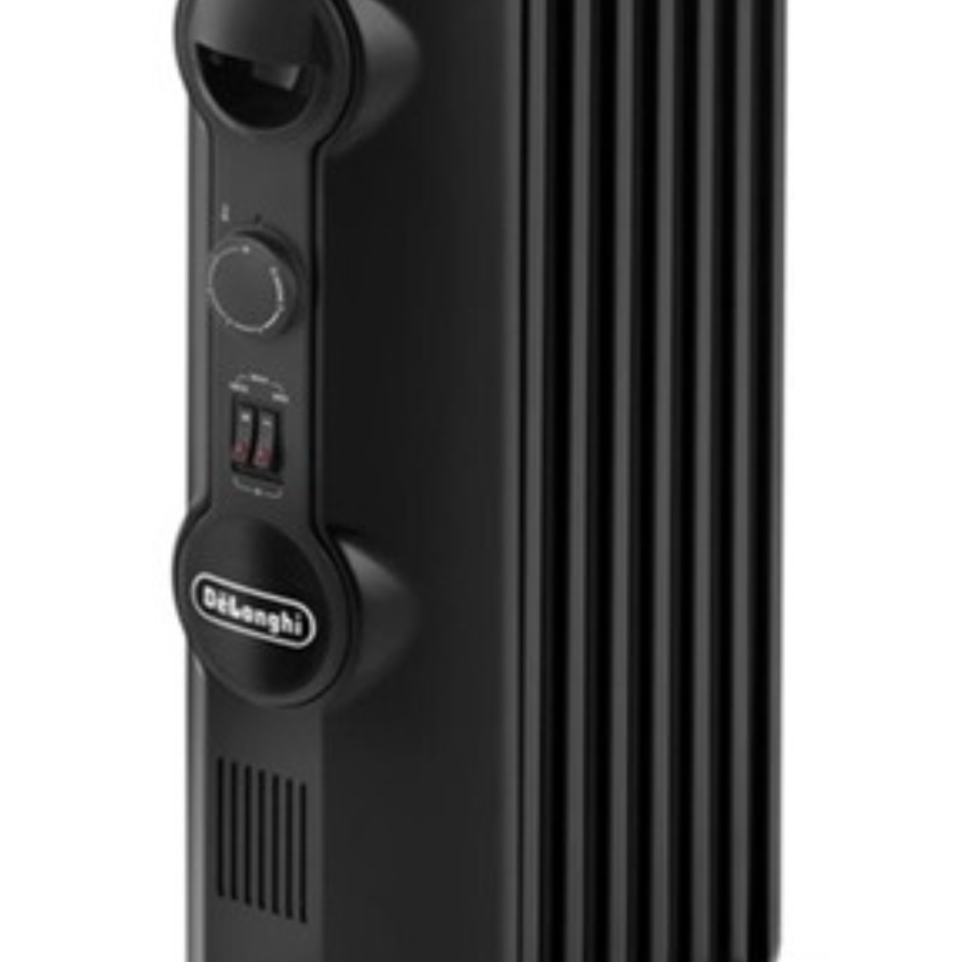 De'Longhi 2kW Oil Filled Radiator Black EU Plug
