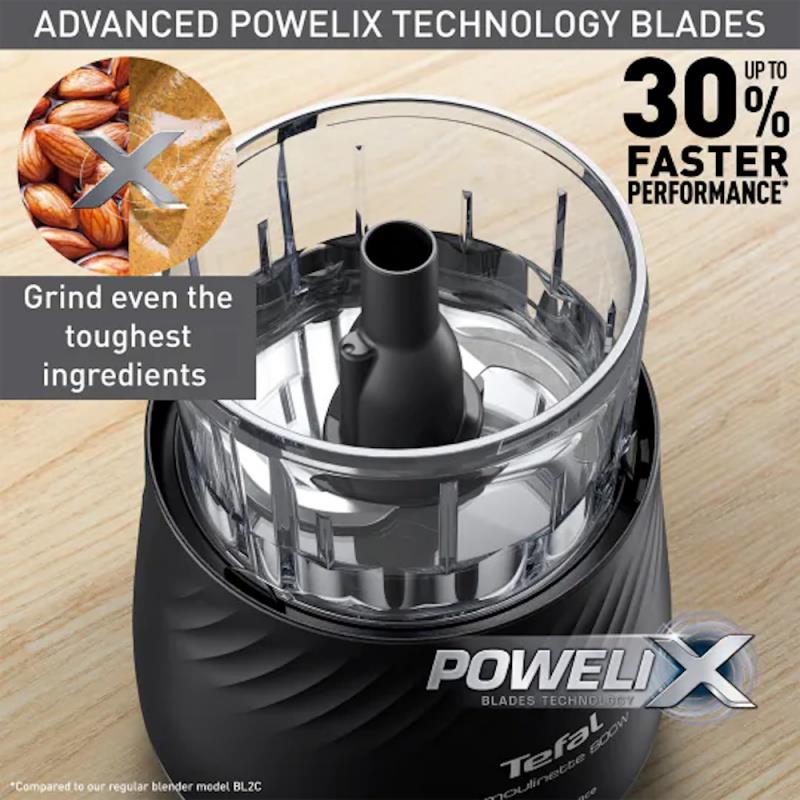 Tefal Eco Respect Moulinette MB710840 Mini Chopper 800W 0.5L Black