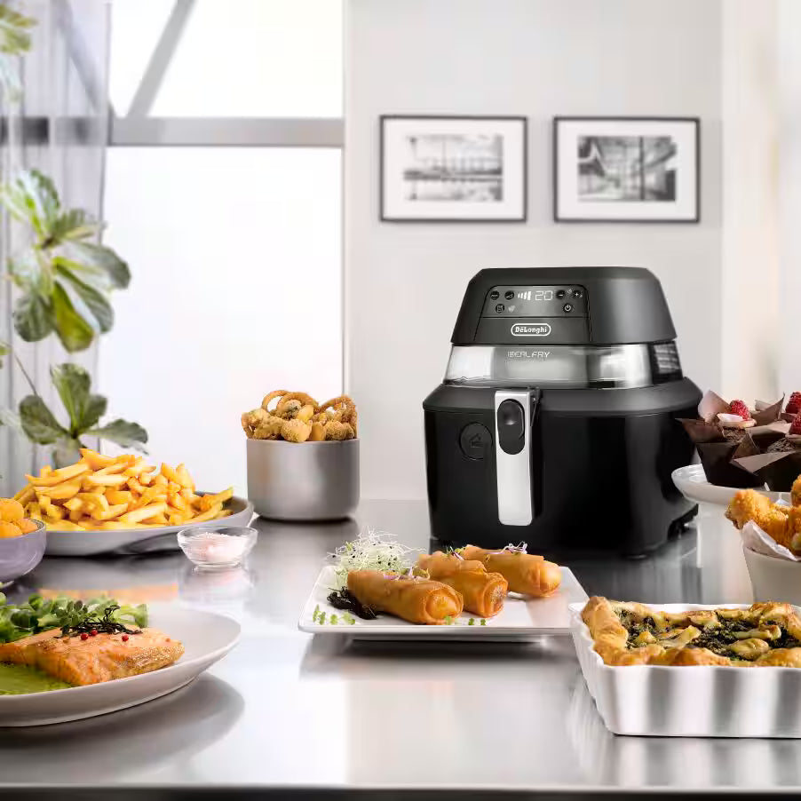 De'Longhi IdealFry Digital 1400W Air Fryer Black EU Plug