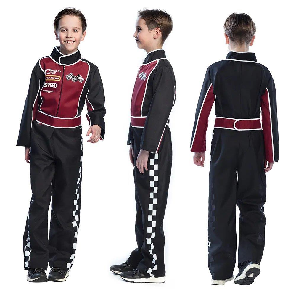 Child Racing Rookie Driver Jumpsuit Costume 7-9 Years