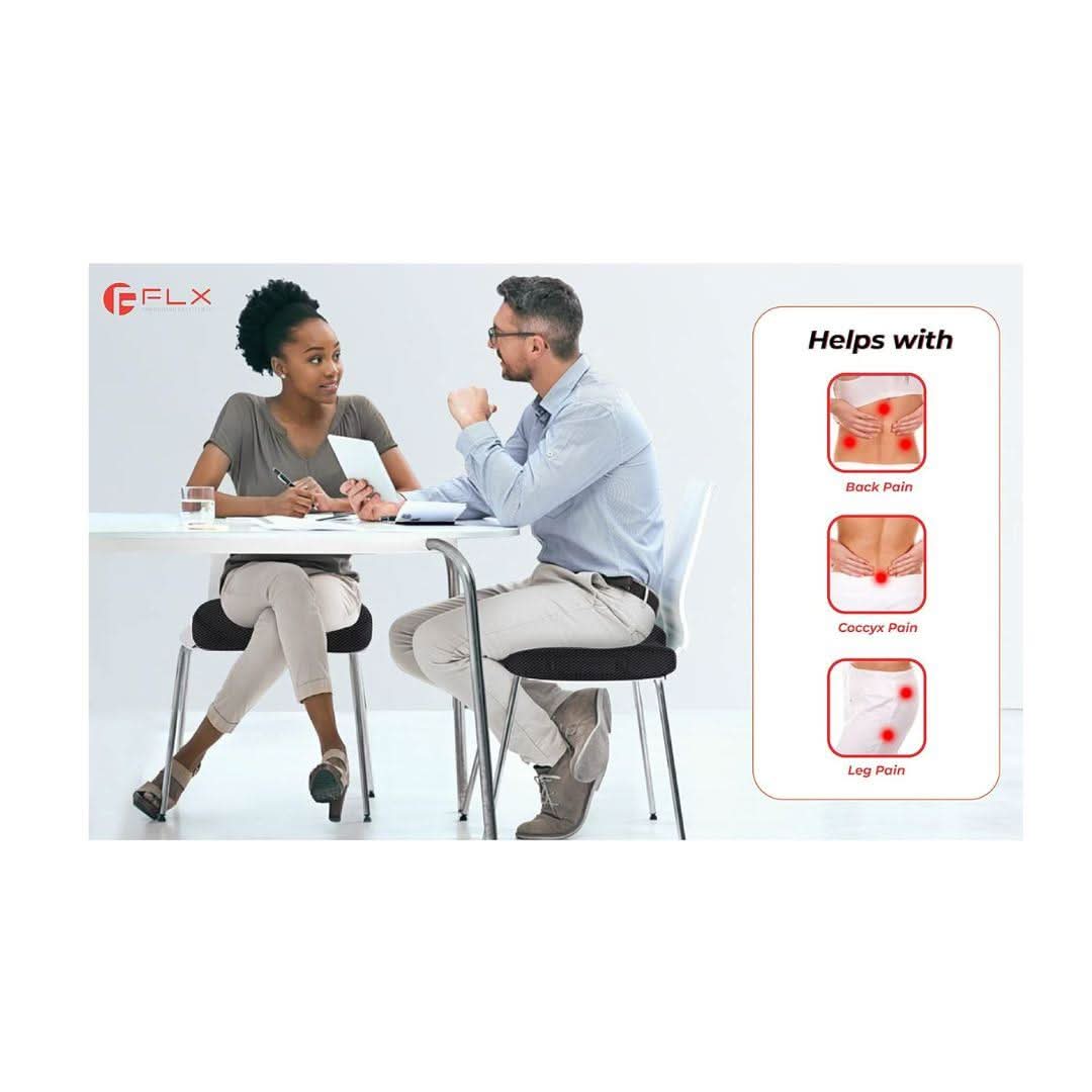 F FLX Energising Excellence Orthopaedic Memory Foam Gel Support Cushion