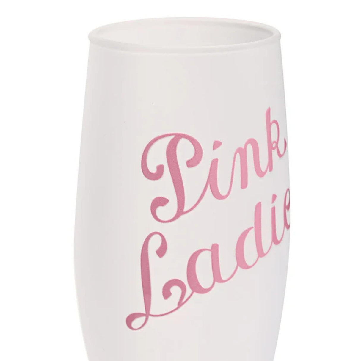 Fandomania Grease 'Pink Ladies' Frosted Flute Glass