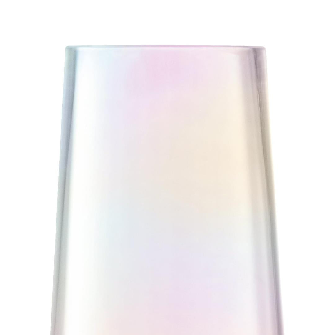 LSA Mother of Pearl Mouth-Blown Glass Design Vase H36cm