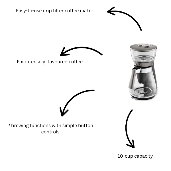 De'Longhi Clessidra Filter Coffee Maker
