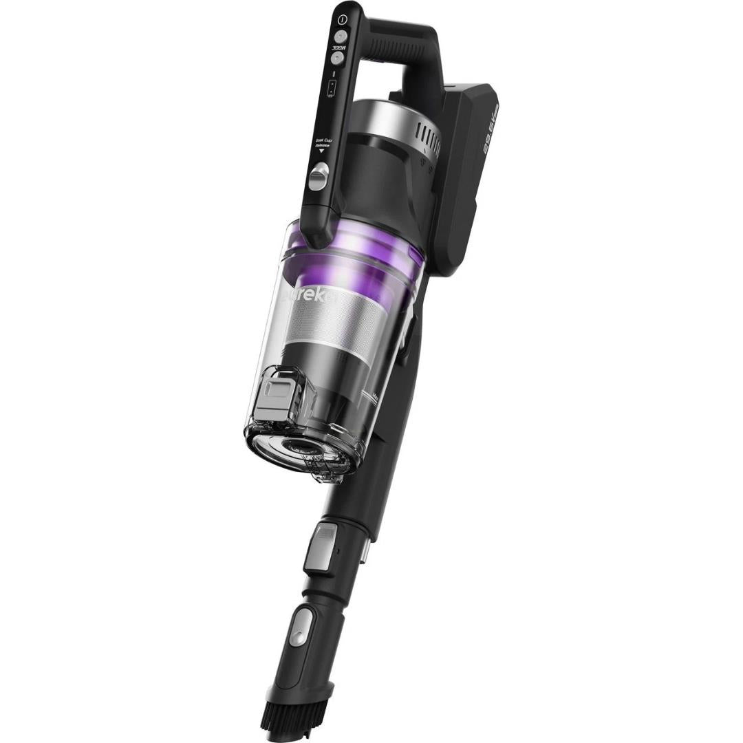 Eureka NEC490SE Cordless 0.6L 350W Vacuum Cleaner Black and Purple