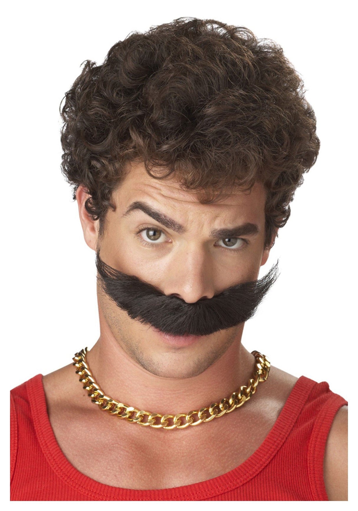 Fuggedaboutit Italian Mean Super Mario Moustache