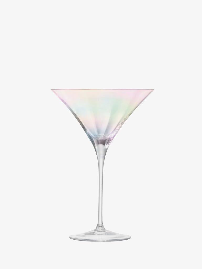 LSA Cocktail Glasses 300ml Mother of Pearl Finish Set of 2