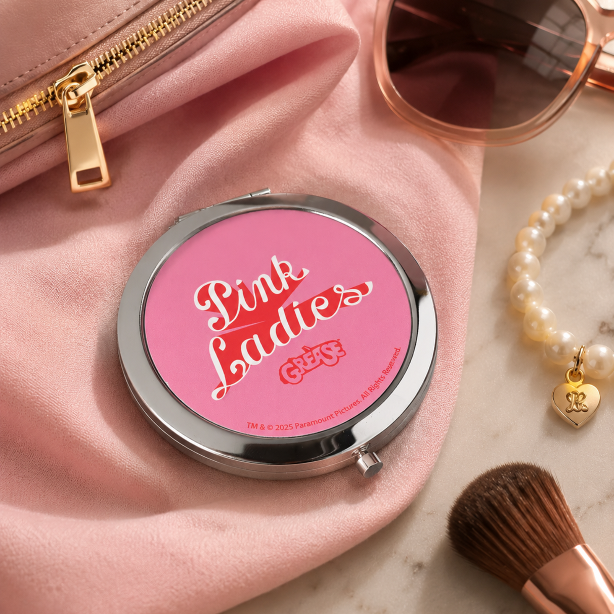 Fandomania Grease 'Pink Ladies' Compact Mirror
