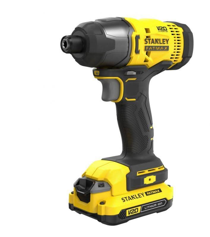 Stanley Fatmax SFMCF800C2K-GB 18V Li-Ion Impact Driver 2 x 1.5ah Batteries + Case