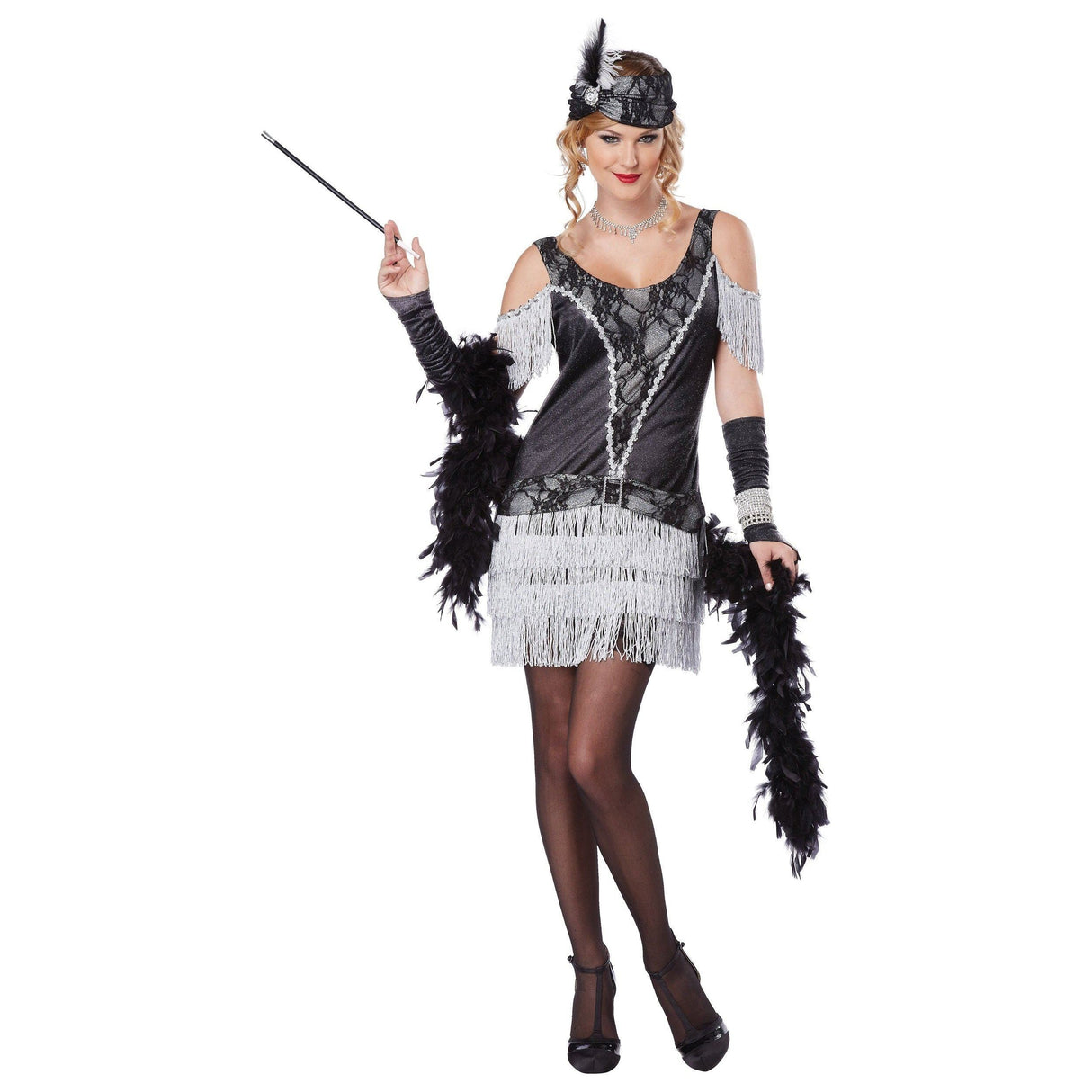 Women's Razzle Dazzle Flapper Costume - L