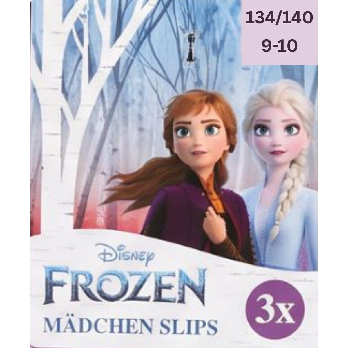 Disney Frozen Girls' Cotton Knickers 3-Pack Size 9-10 Years Multi