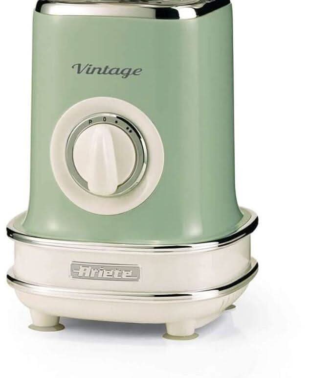 Ariete Vintage Blender 500W 1.5L 2 Speed with Pulse Function - Green