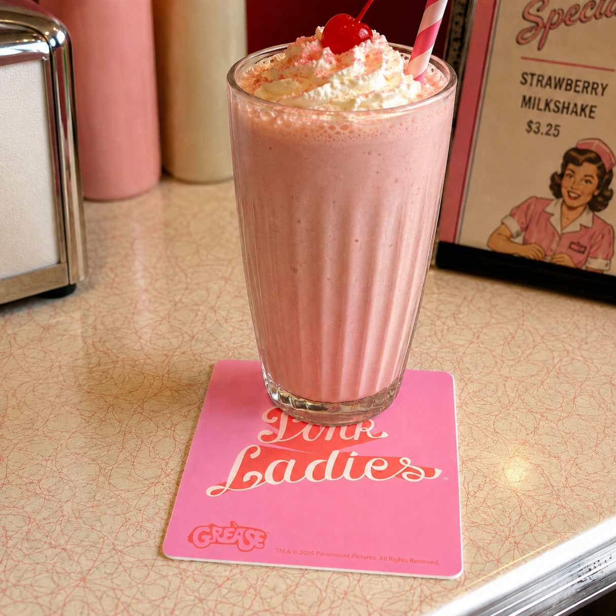 Fandomania Grease Pink Ladies Coaster