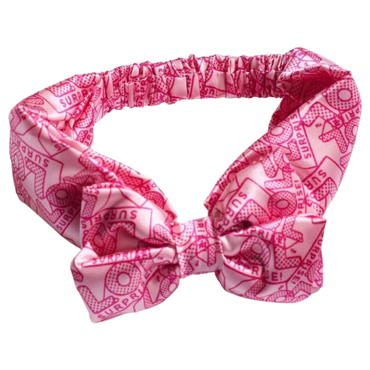 LOL Printed Bow Hairband One Size Pink