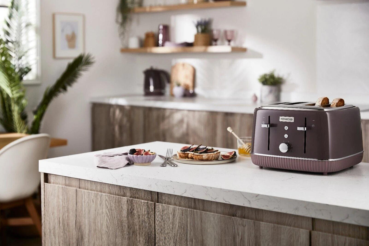 Kenwood Elegancy TFP10.A0PU 4 Slice Toaster 1800W Mulberry Purple