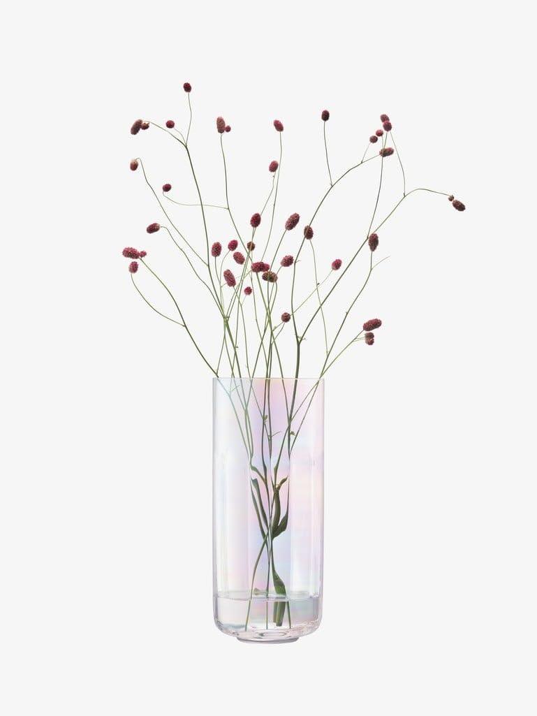 LSA Pearl Candle Holder with Candle 28.5cm