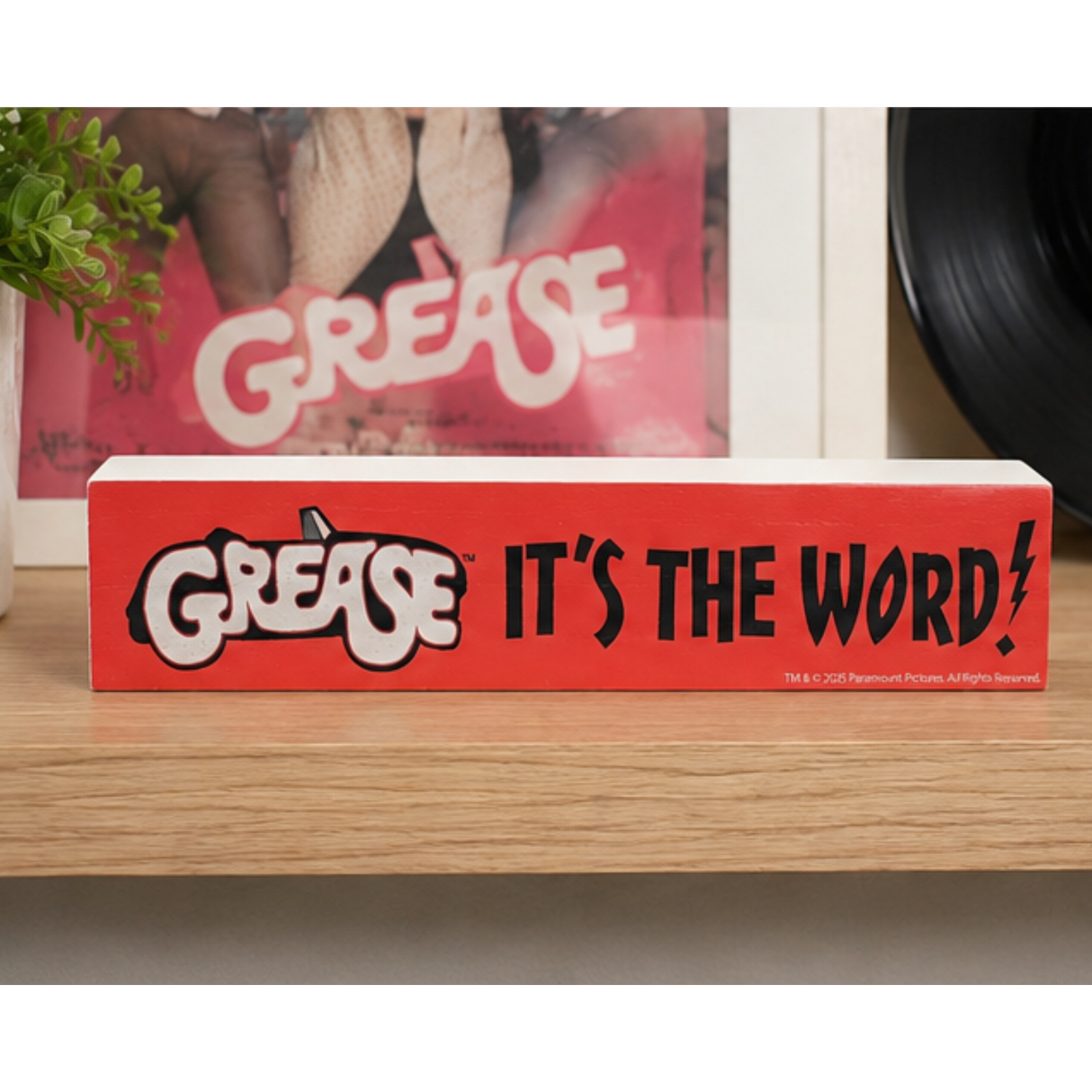 Fandomania Grease 'It's The Word' Mantel Plaque Multi