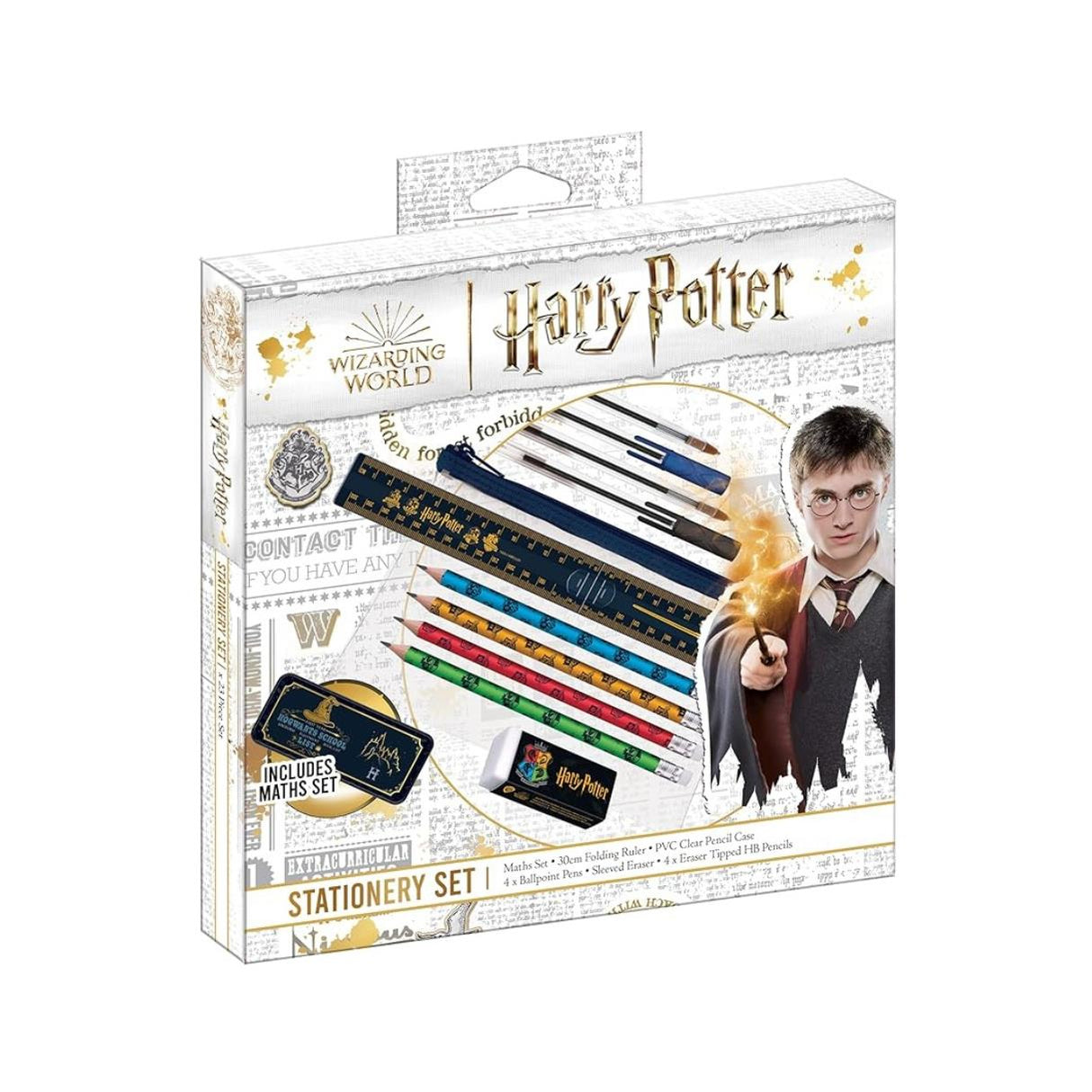Harry Potter Stationery Set by Helix includes Geometry Set