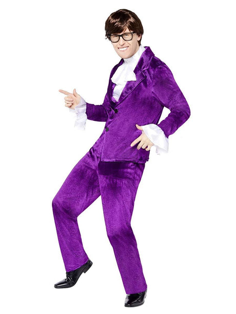 Men's Groovy Lover Inspired by Austin Powers Costume - M