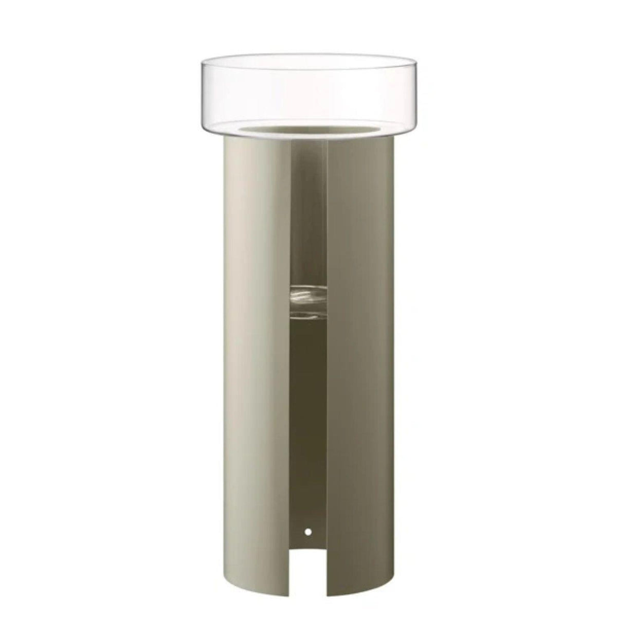 LSA Terrazza Planter H75cm Clear and Grey