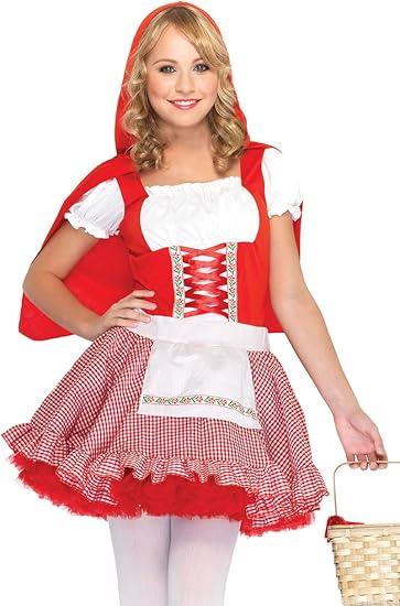 Leg Avenue Miss Red Riding Hood Fancy Dress Costume Size S/M