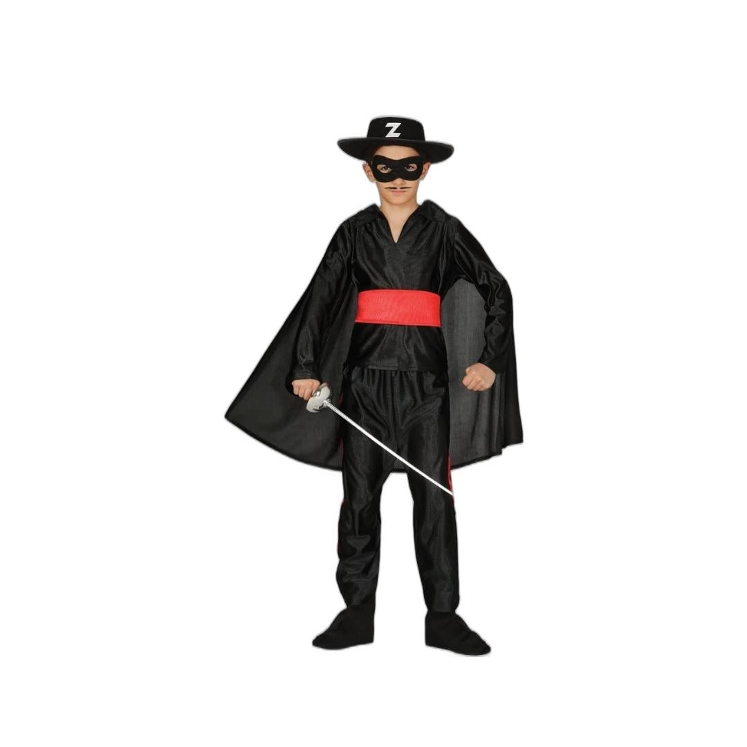 Fiesta Guircas Bandit Fancy Dress Costume Age 10-12 Years Black