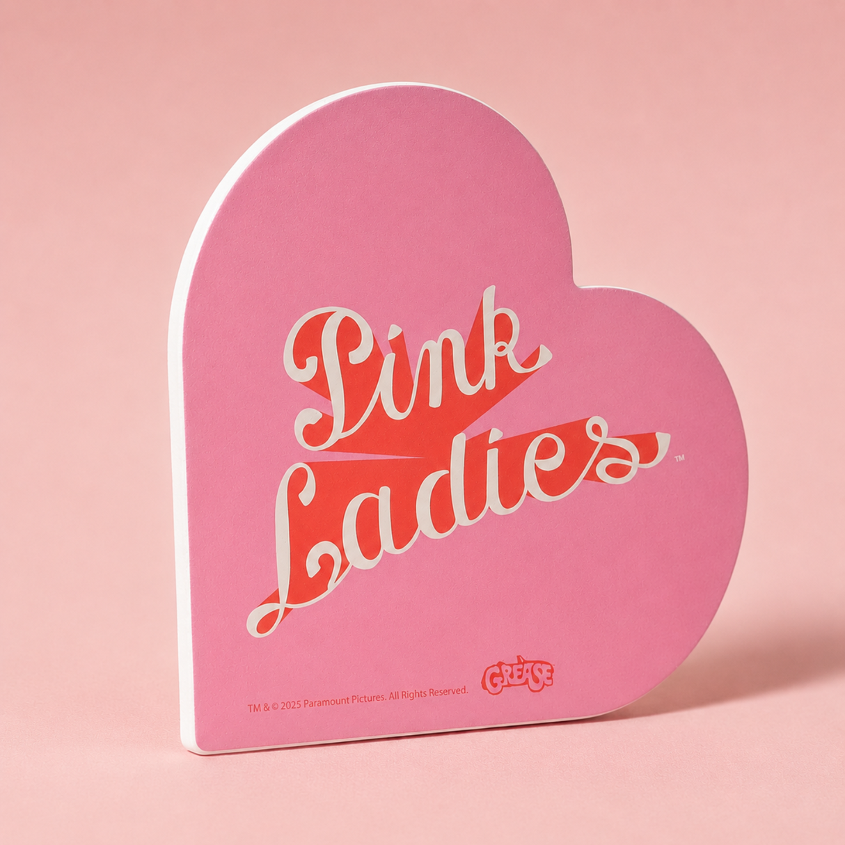 Fandomania Grease 'Pink Ladies' Standing Heart Plaque