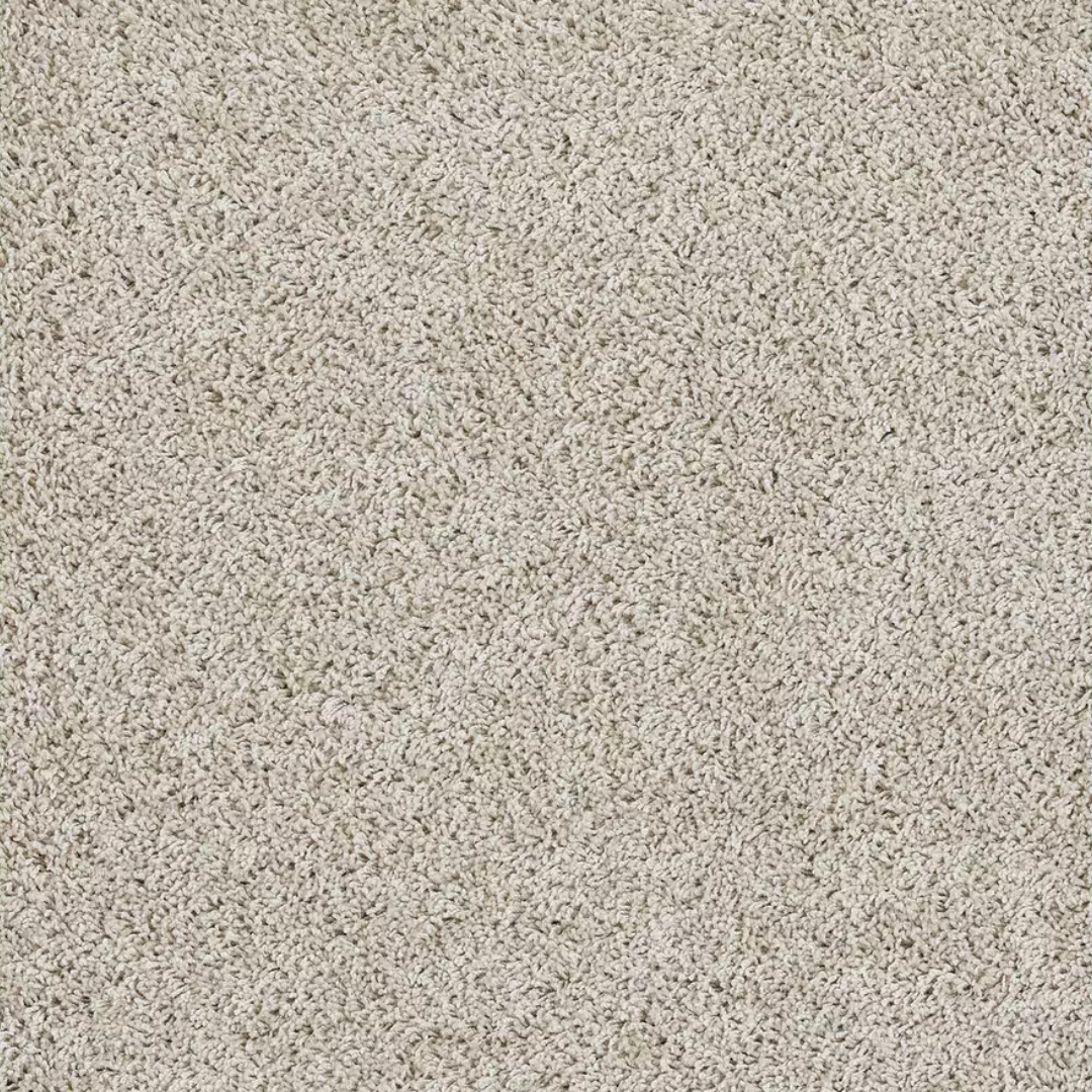 Soft Long Pile Non-Slip Rug with Rubber Backing Beige