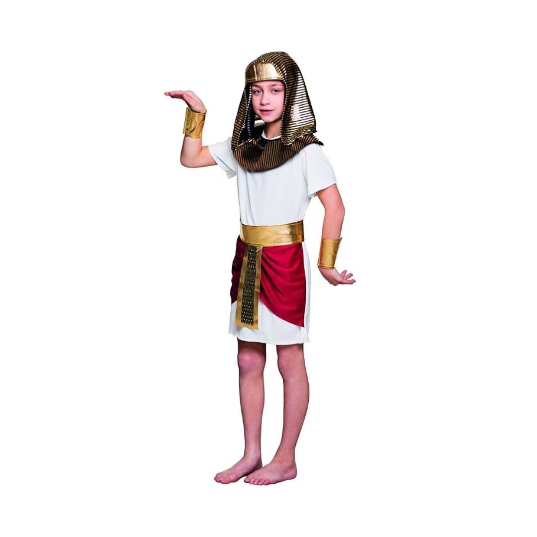 Child Pharaoh Tutankhamum Fancy Dress Egyptian Costume Age 4-6 Years