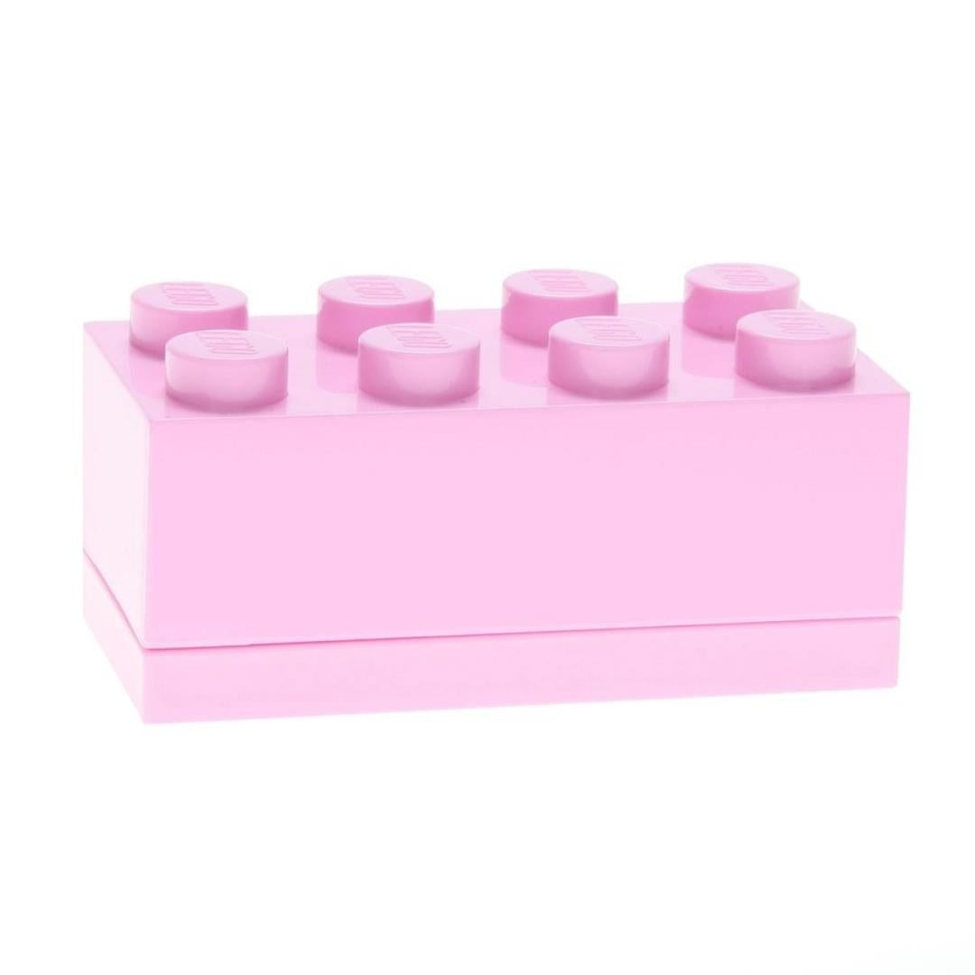 LEGO Mini Box 8 Storage Brick Light Pink