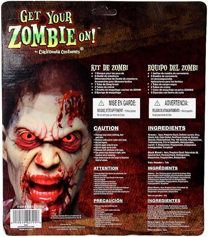 Infected Zombie Make Up Prosthetic Kit