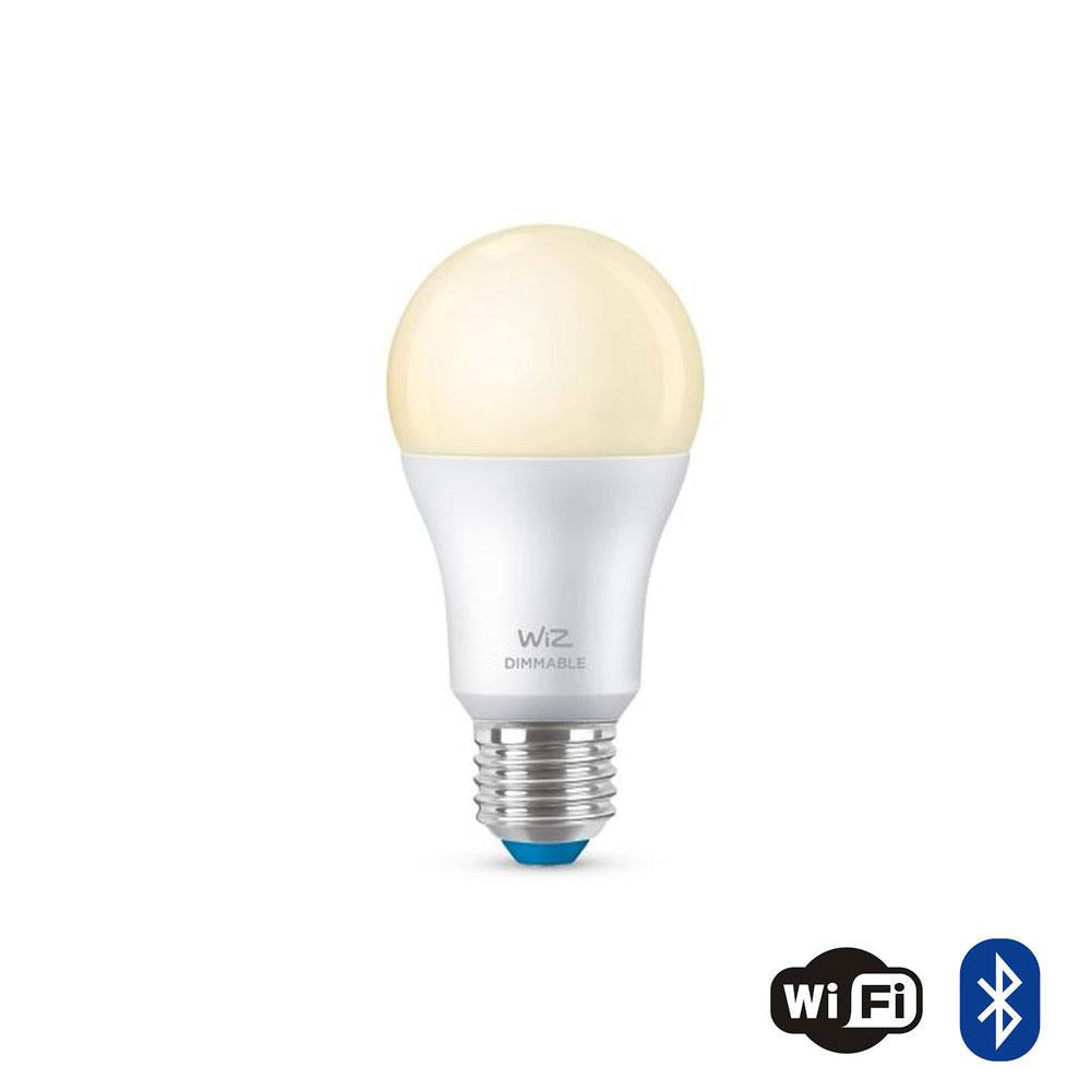 WiZ A60 E27 Screw Mount Dimmable Smart Lightbulb