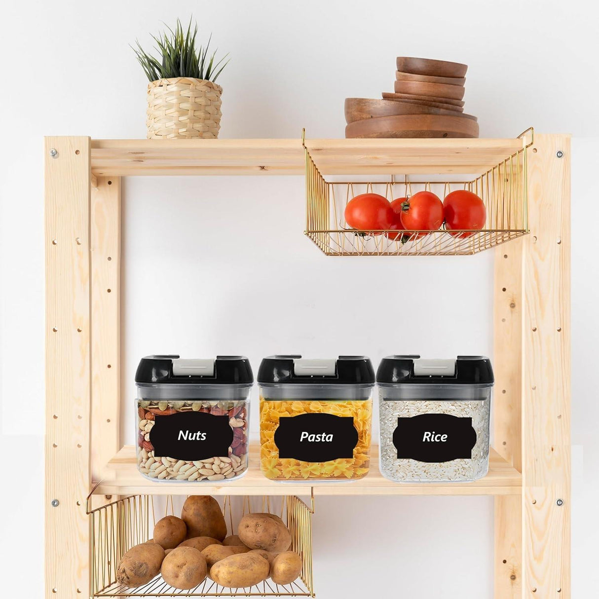 3 Piece 0.5L Food Storage Lock N Fresh Stackable Containers
