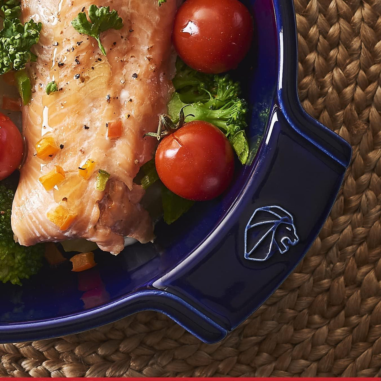 Peugeot Appolia Oval Baker Dish 31cm Blue