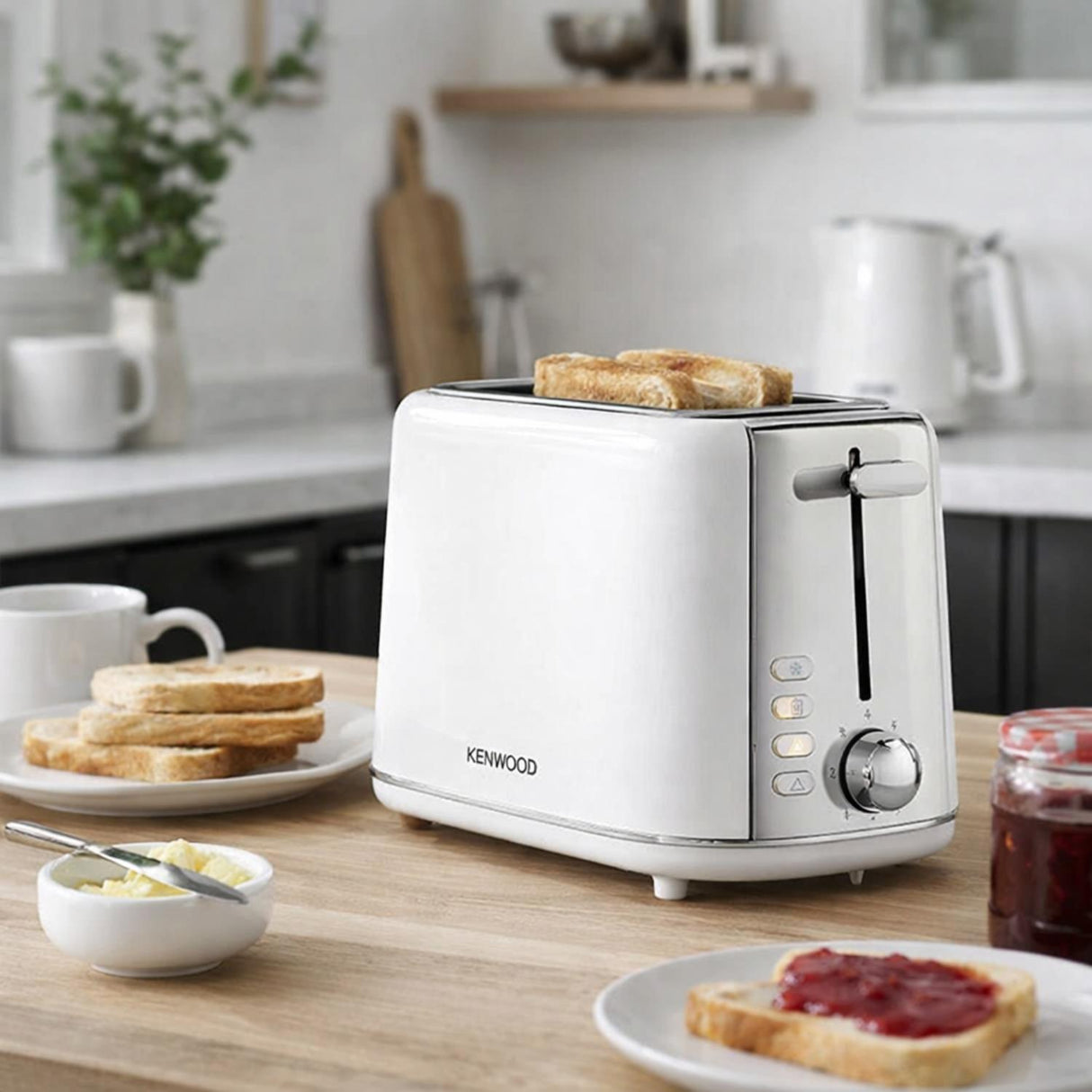 Kenwood Abbey Lux TCP05.C0WH 2 Slice Toaster 800W White