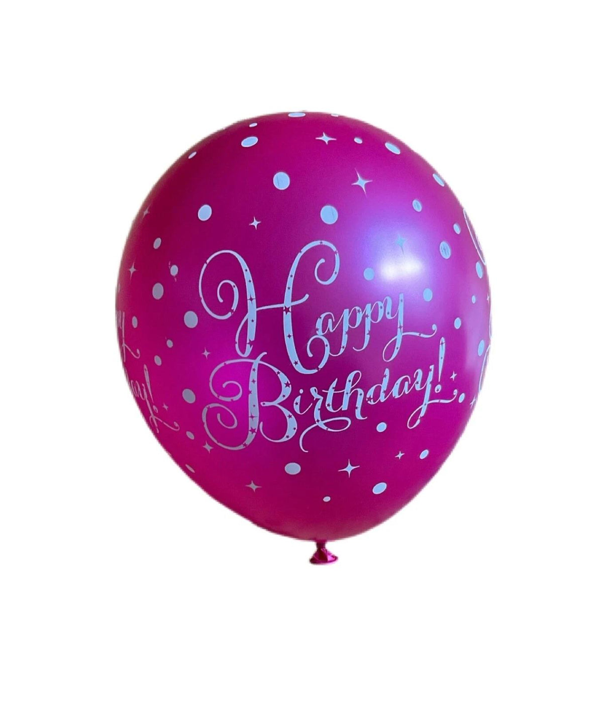 Happy Birthday Celebration 11 " 27.5cm Balloons Pack of 6 Pink