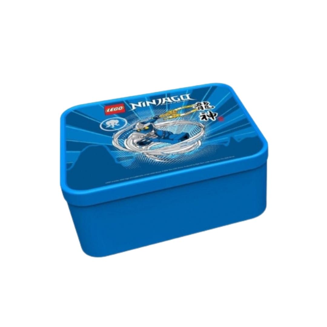 LEGO NINJAGO Jay ZX Lunch Box Kids Food Storage Container Blue