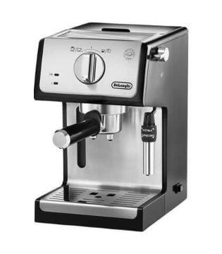 De'Longhi Manual Espresso Pump 1L Coffee Machine Silver EU Plug