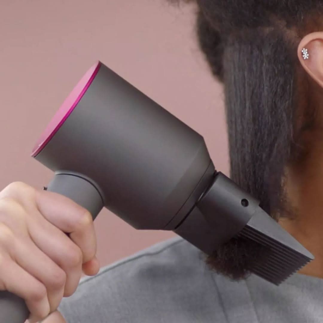 Wide Tooth Comb Attachment for Dyson Supersonic Hair Dryer Grey