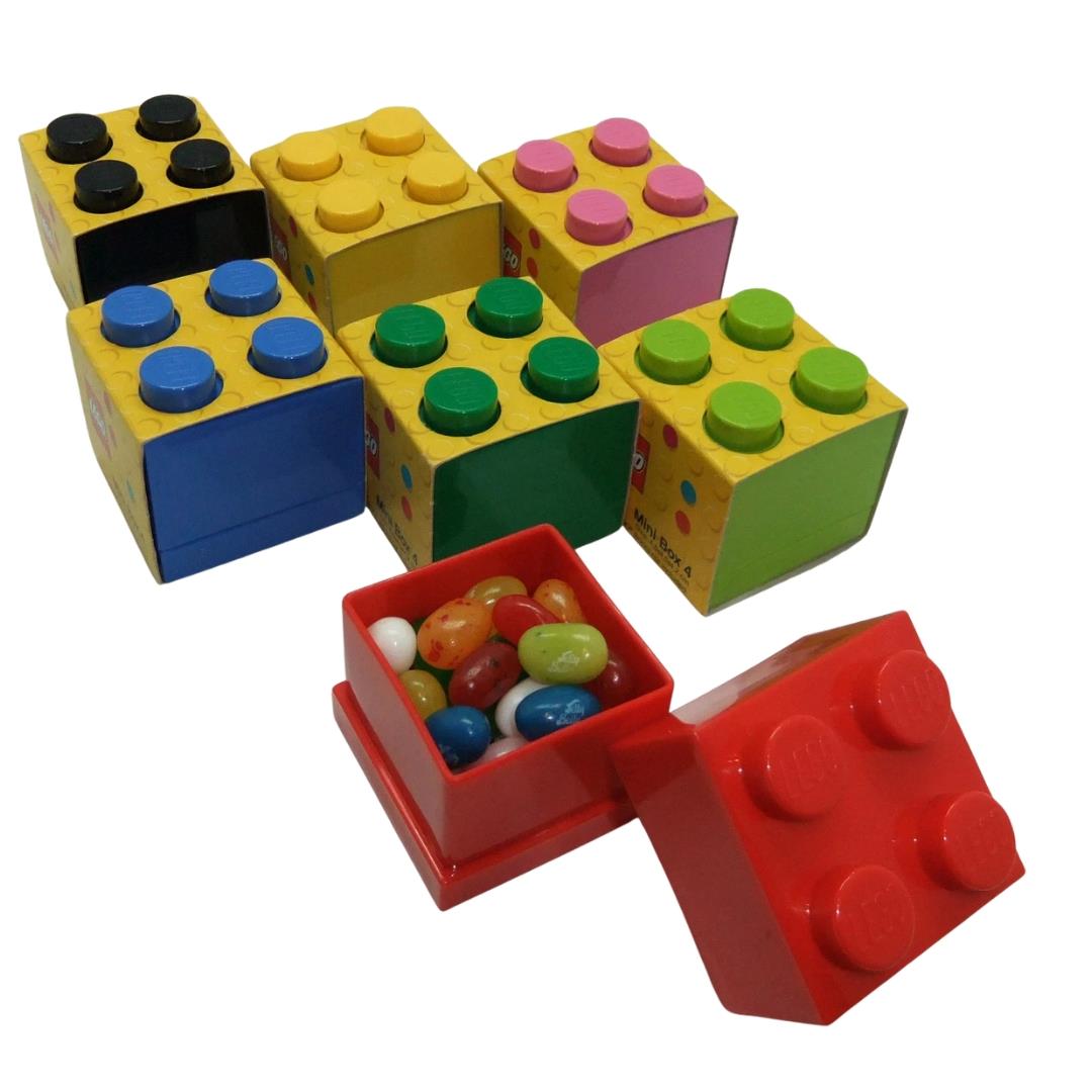 LEGO Mini Box 4 Storage Brick Box Red