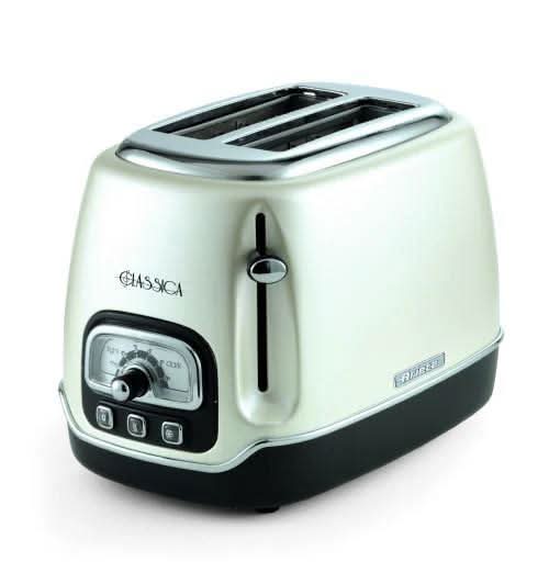 Arieta Classic Toaster - 2 Slices 3 Functions 6 Browning Levels Pearl