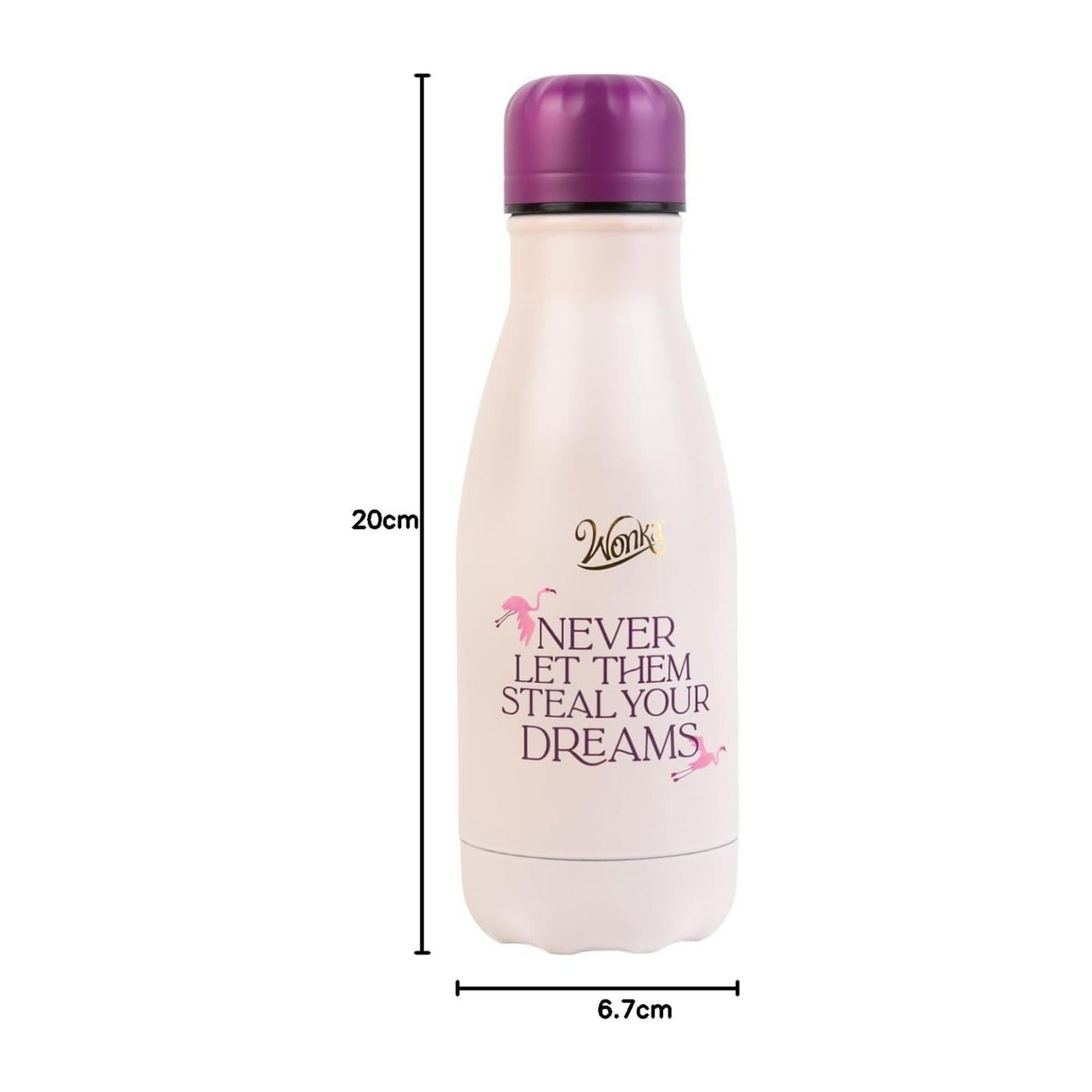 Willy Wonka Stainless Steel Hot and Cold Bottle 260ml