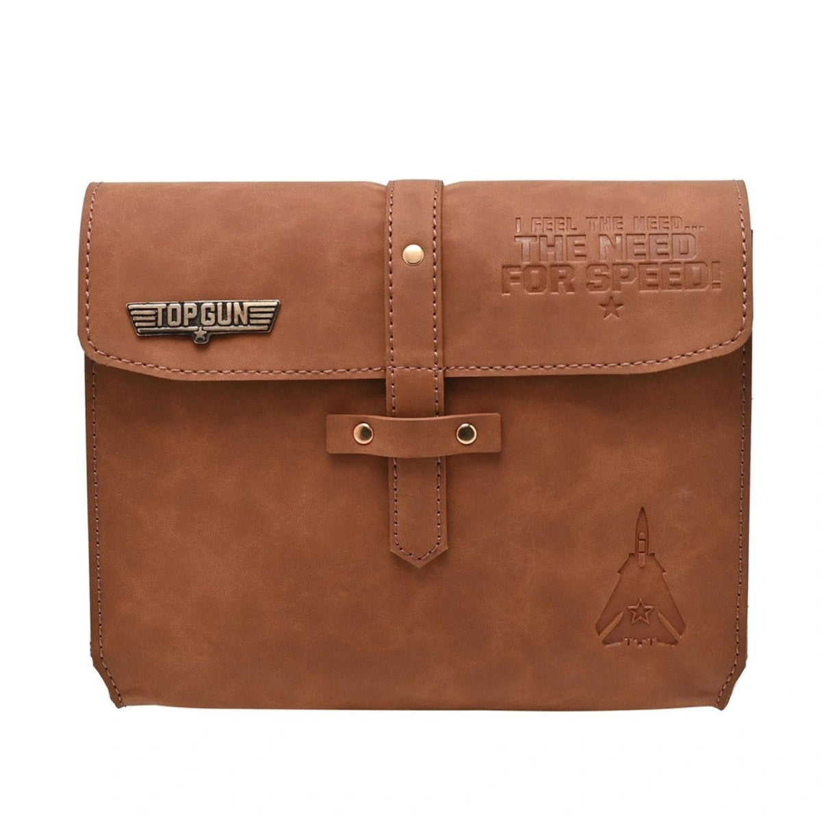 Top Gun PU Leather Utility Bag Tan