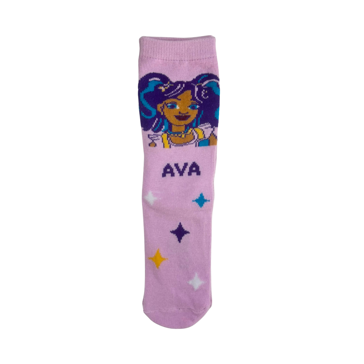 Girls Unicorn Academy 7 Pack Multicolour Cotton Blend Socks EU 35-38 UK 2.5-5