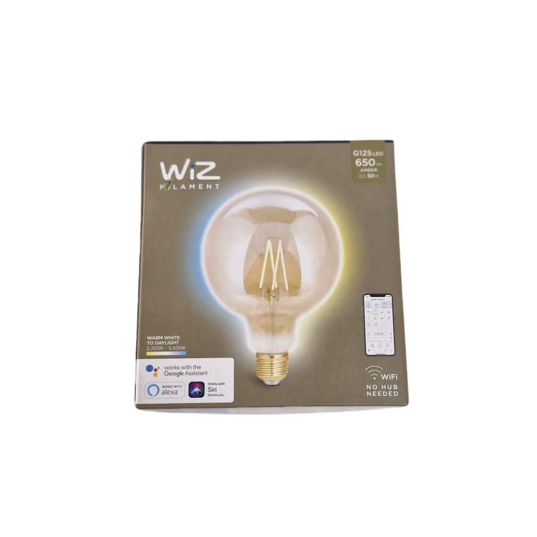 WiZ G125 E27 Screw LED Filament Dimmable Lightbulb
